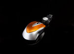 Mini Souris filaire pour portable (rétractable) Verbatim Go Mini Optical Travel (orange)