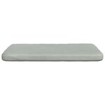 vidaXL Coussins de siège 4 Pièces Gris clair 40 x 40 x 3 cm Velours