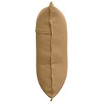 vidaXL Coussin de Dos Marron 60 x 50 cm Tissu en velours côtelé