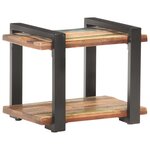 vidaXL Table de chevet 50x40x40 cm Bois de récupération massif