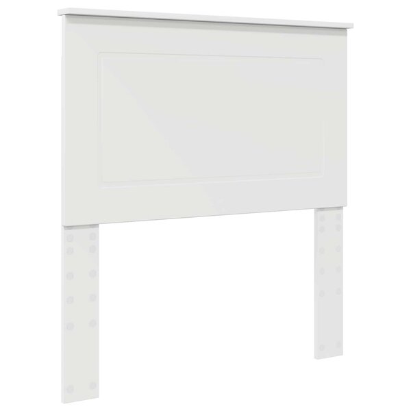 vidaXL Tête de lit Blanc 90 cm Bois d'ingénierie