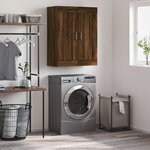 vidaXL Armoire murale chêne marron 69 5x34x90 cm bois d'ingénierie