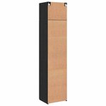 vidaXL Armoire de rangement Montage mural Chêne noir 50 x 41 x 225 cm