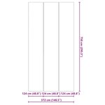 vidaXL Couverture de piscine rectangulaire Noire PVC 750 x 372 cm