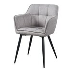 Chaise de salle à manger 81 x 57 x 53 cm gris 03_0009200