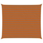 vidaXL Voile d'ombre Orange et marron 6 x 7 m 100   polyester Oxford