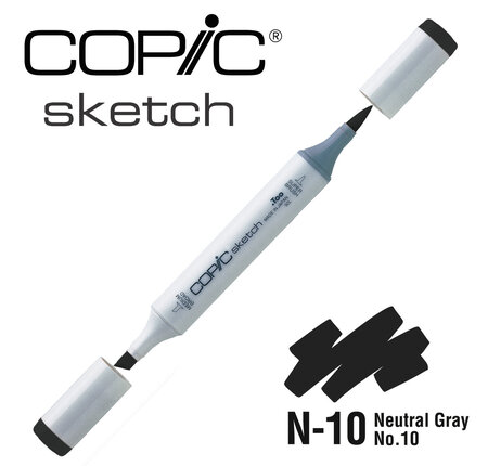 Marqueur à l'alcool Copic Sketch N10 Neutral Gray No.10