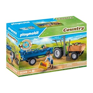 PLAYMOBIL 71249 - Country Tracteur avec remorque