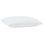 vidaXL Duvet d'été simple avec oreiller 3 Pièces Blanc Microfibre
