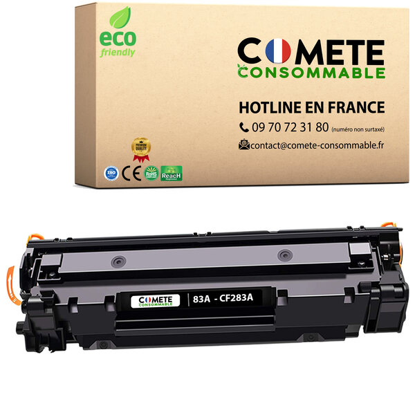 83A - 1 toner compatible HP 83A CF283A Noir - COMETE
