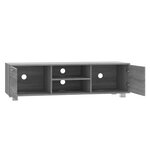 vidaXL Meuble TV Sonoma gris 140x40 5x35 cm Bois d'ingénierie