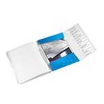 Trieur WOW Polypro A4 12 compartiments Bleu métallisé LEITZ