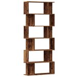 vidaXL Bibliothèque vieux bois 80x24x192 cm bois d'ingénierie