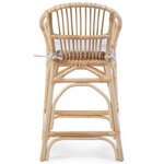 CHILDHOME Chaise junior avec coussin Montana Rotin