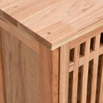 vidaXL Ensemble de meubles de salle de bain 2 Pièces Bois massif de noyer