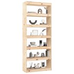 vidaXL Bibliothèque/Séparateur de pièce 80x30x199 5 cm pin massif