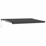 vidaXL Cadre d'auvent Anthracite 500 × 300 cm