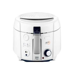 DELONGHI F38436 Friteuse électrique classique RotoFry - Blanc