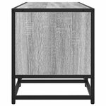 vidaXL Meuble TV sonoma gris 240x35x41 cm bois d'ingénierie