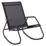 Rocking chair en acier epoxy noa