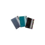 Trieur polypropylène 8 compartiments chemise à 3 rabats avec élastique OXFORD