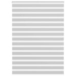 vidaXL Store zèbre gris clair largeur du tissu 150 9 cm polyester