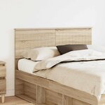 vidaXL Tête de lit Chêne Sonoma 135 cm Bois d'ingénierie