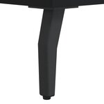 vidaXL Meuble TV Noir 80x36x50 cm Bois d'ingénierie