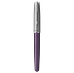 PARKER Sonnet Essentiel Stylo roller  Violet  Recharge noire pointe fine  Coffret cadeau