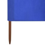 vidaXL Paravent 3 panneaux Tissu 400 x 80 cm Bleu azuré