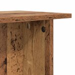 vidaXL Table basse 2 Pièces Bois ancien 40 x 30 x 49 cm Bois d'ingénierie