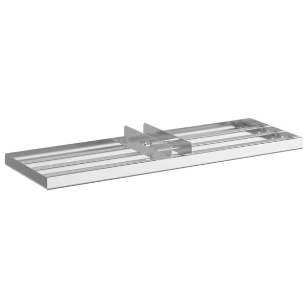 vidaXL Rateau de nivellement pour jardin Argenté Acier inoxydable
