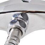 vidaXL Kit de robinet de douche Chrome