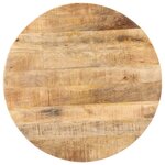 vidaXL Table de bistro Ronde Ø70x75 cm Bois de manguier brut