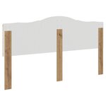vidaXL Tête de lit Chêne artisanal 180 cm Bois d'ingénierie