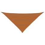 vidaXL Voile d'ombre Orange et marron 4 x 4 x 5 8 m