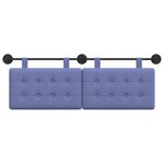 vidaXL Tête de lit suspendue Tissu
