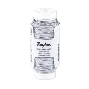 Fil floral 0 35 mm Noir Bobine 55 m