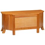 vidaXL Meuble TV Naturel 100 x 40 5 x 46 cm Bois de Mahogany Massif