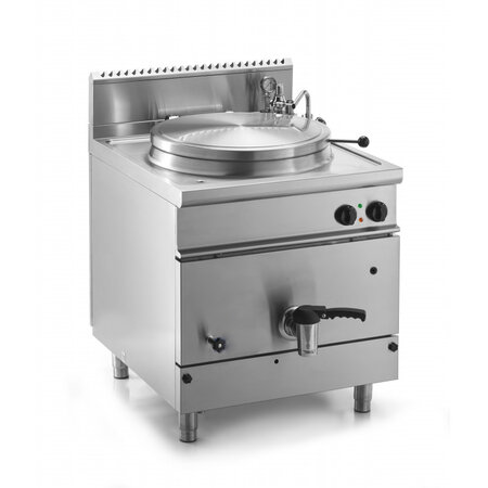 Marmite electrique inox 304 chauffe indirect - l2g -  - acier inoxydable50800 700x850mm