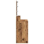 vidaXL Coiffeuse Bois Ancien 80 x 41 x 144 5 cm Bois d'ingénierie