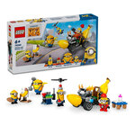 LEGO 75580 Les Minions et la Voiture-Banane : Aventure Énergique pour Enfants