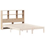 vidaXL Tête de lit avec rangement 120 cm bois massif de pin