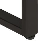 vidaXL Table à manger 200 cm Bois de manguier brut