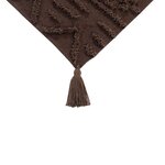 Tapis coton lavable Tribu sol marron - 200 x 300 cm