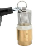 vidaXL Tuyau d'aspiration avec raccords en laiton vert 1 1" 4 m PVC