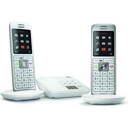 GIGASET Téléphone Fixe CL 660 A Duo Blanc