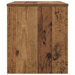 vidaXL Meuble TV Bois ancien 60 x 35 x 40 cm Bois d'ingénierie