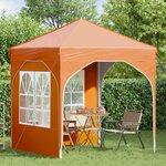 vidaXL Tente de fête pop-up 192 x 192 x 245 cm Orange