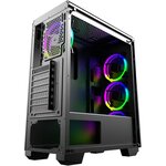 XIGMATEK BOITIER PC Beast - Moyen Tour - RGB - Noir - Verre trempé - Format ATX (EN42876)